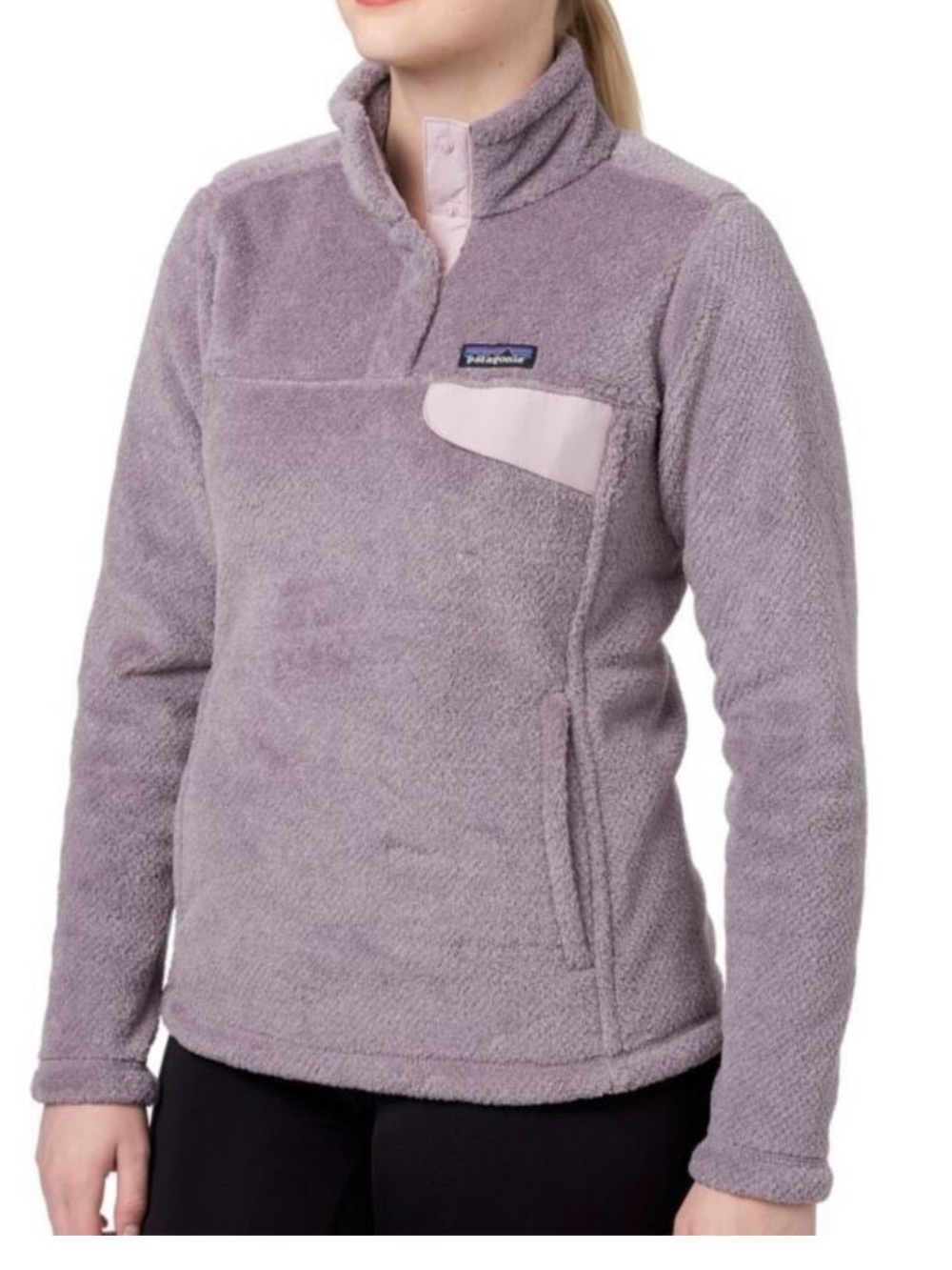 Patagonia Women's Re-Tool Snap T Lavender Pullover Gorpcore - Picture 2 of 11